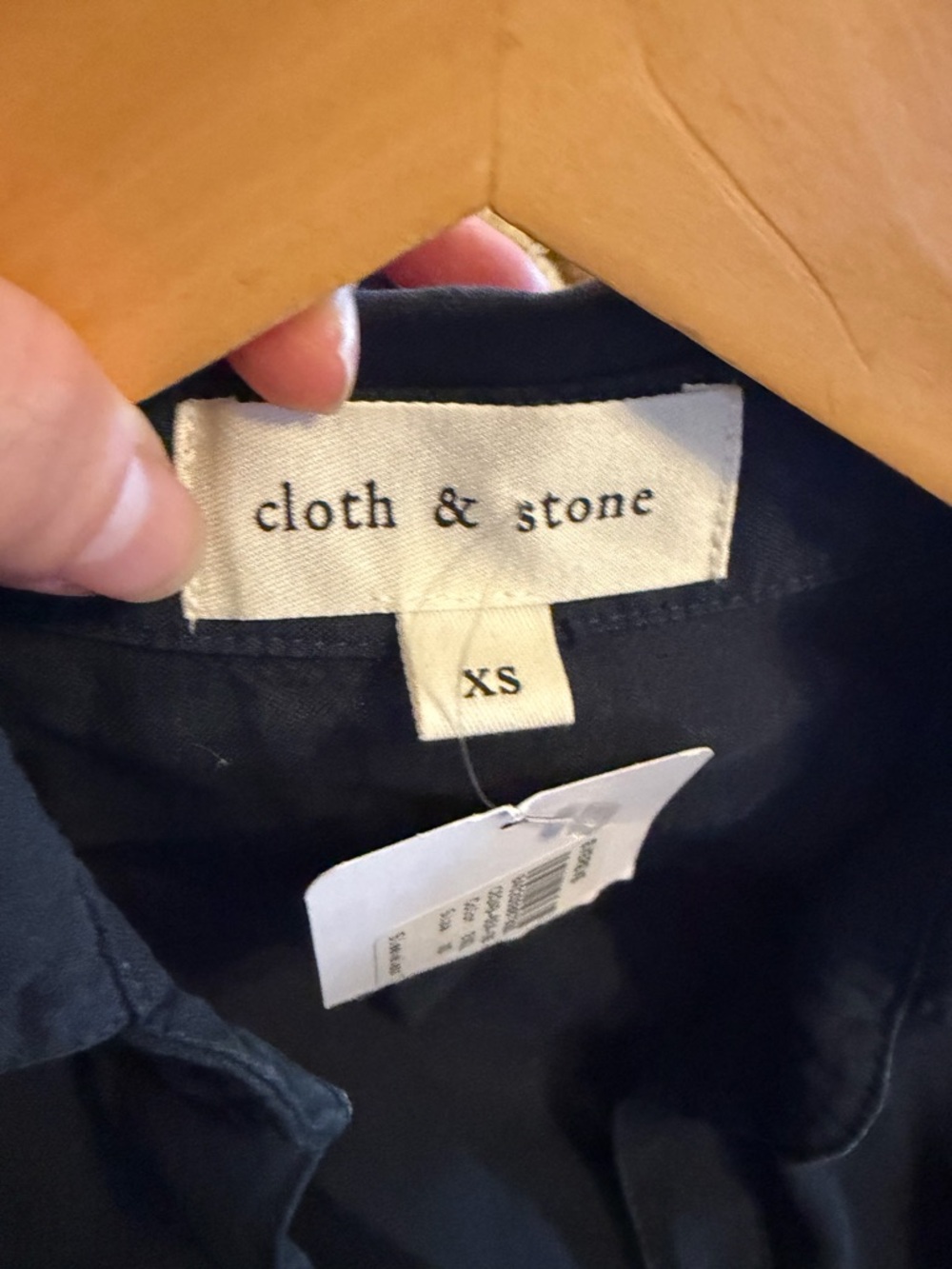 Cloth & Stone x Evereve NWT Women's Odette Tencel Dark Blue Jumpsuit XS - Picture 6 of 7